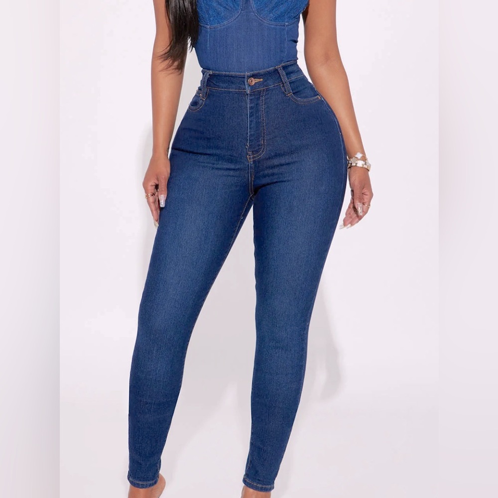 Supernatural High Rise Jeans- Dark Wash